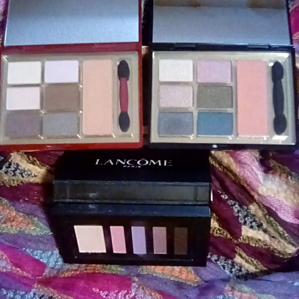 Lancome and Elizabeth Arden Eyeshadow/Blush sets